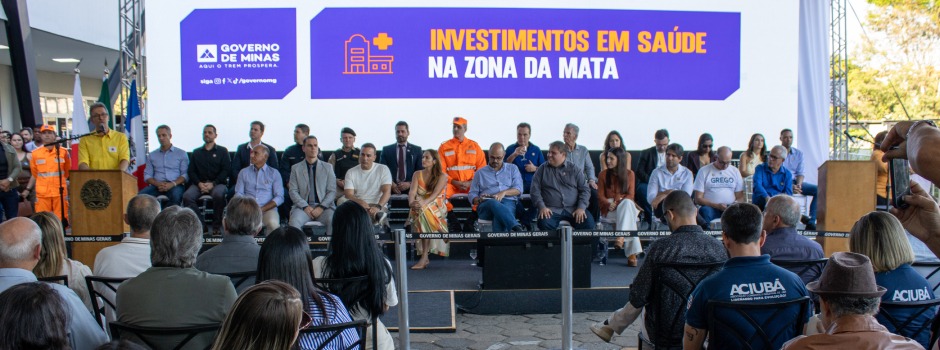 Governo de Minas anuncia investimentos na saúde e Santos Dumont tem expectativa de receber R$ 6 milhões